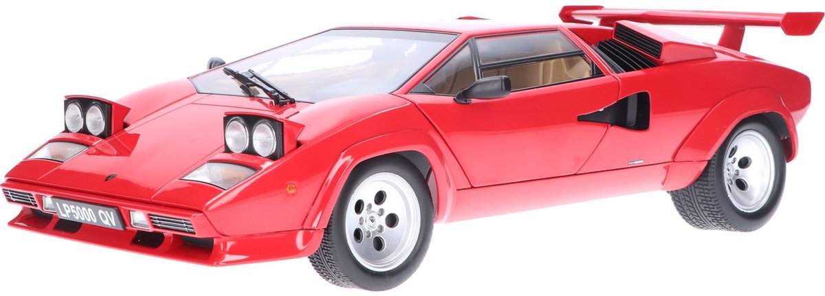 Lamborghini Countach LP 5000 S QV Baujahr 1985 rot 1:12 KK-Scale