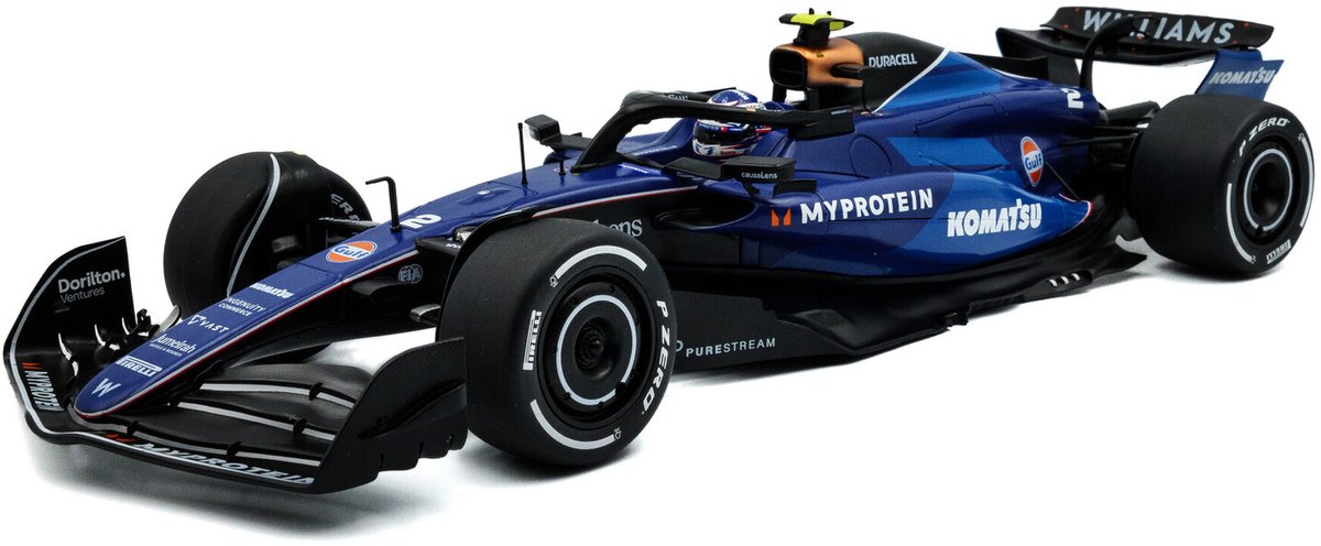 Logan Sargeant Williams FW46 #2 Saudi-Arabien GP Formel 1 2024 1:18 Solido