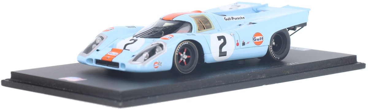 Porsche 917K Gulf #2 4th 12h Sebring 1971 Rodriguez Oliver 1:43 Spark