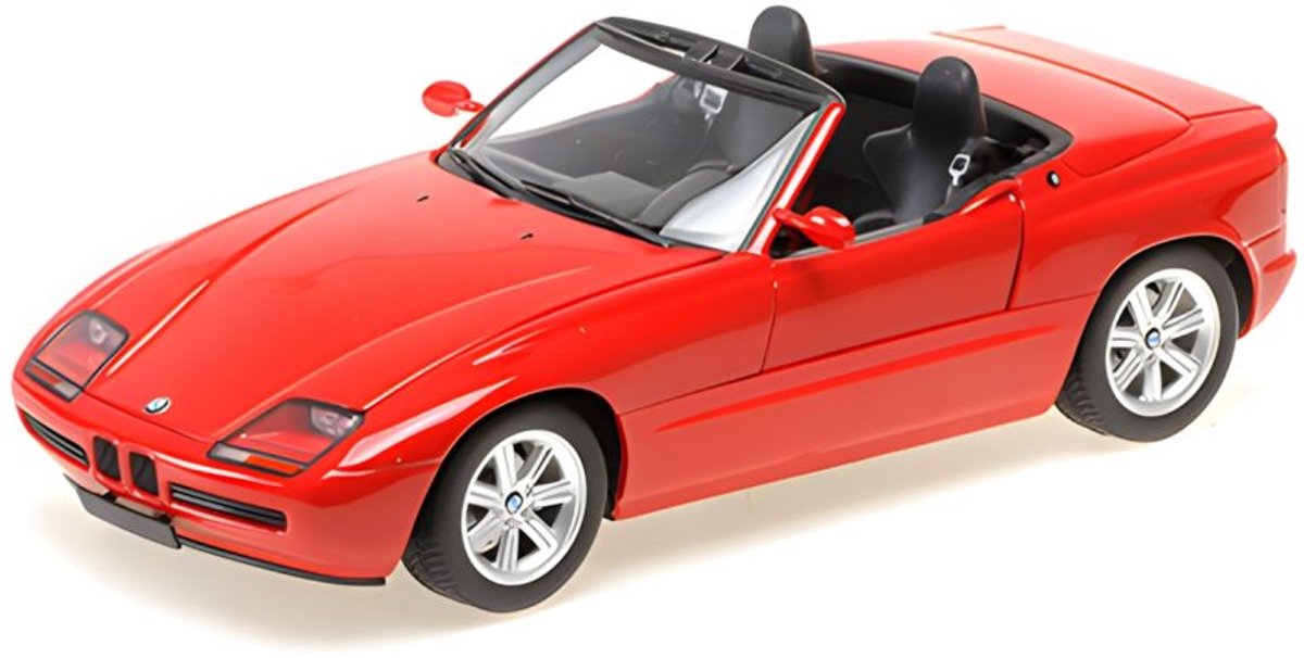 BMW Z1 (E30) Baujahr 1988 rot 1:18 Minichamps