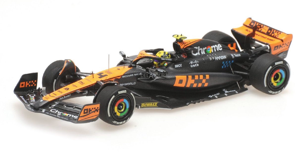 Lando Norris McLaren MCL60 #4 2nd Japan GP Formel 1 2023 1:43 Minichamps