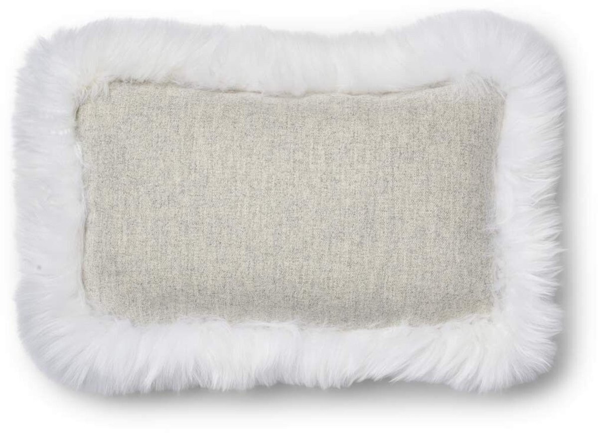 Wollkissen | 100% Wolle | Fellborte | 52x52 cm | 34x52 cm