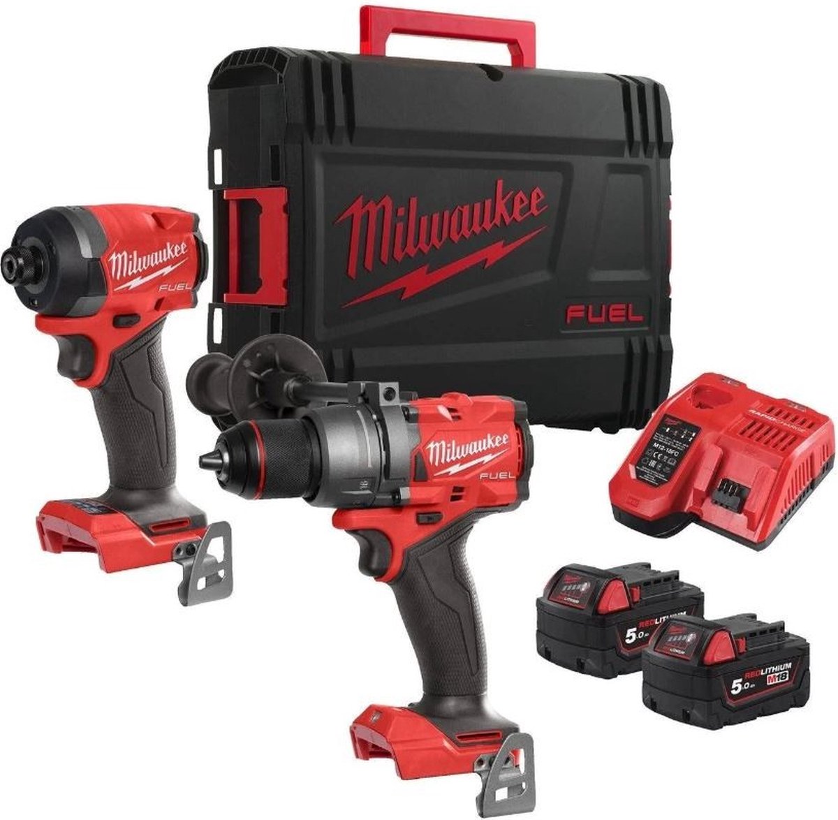 Milwaukee Power Pack M18 FUEL FPP2A3-502X (FID3 + FPD3 + 2 x 5,0 Ah + M12-18FC)