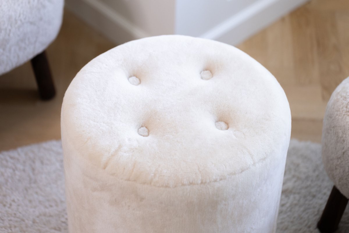 Simon Pouf | Neuseeland | Mokassin | D46x52 cm