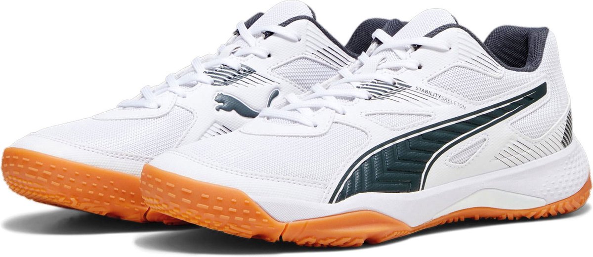 PUMA Solarflash II Hallen-Sportschuhe, Schuhe, Weiß, 44.5