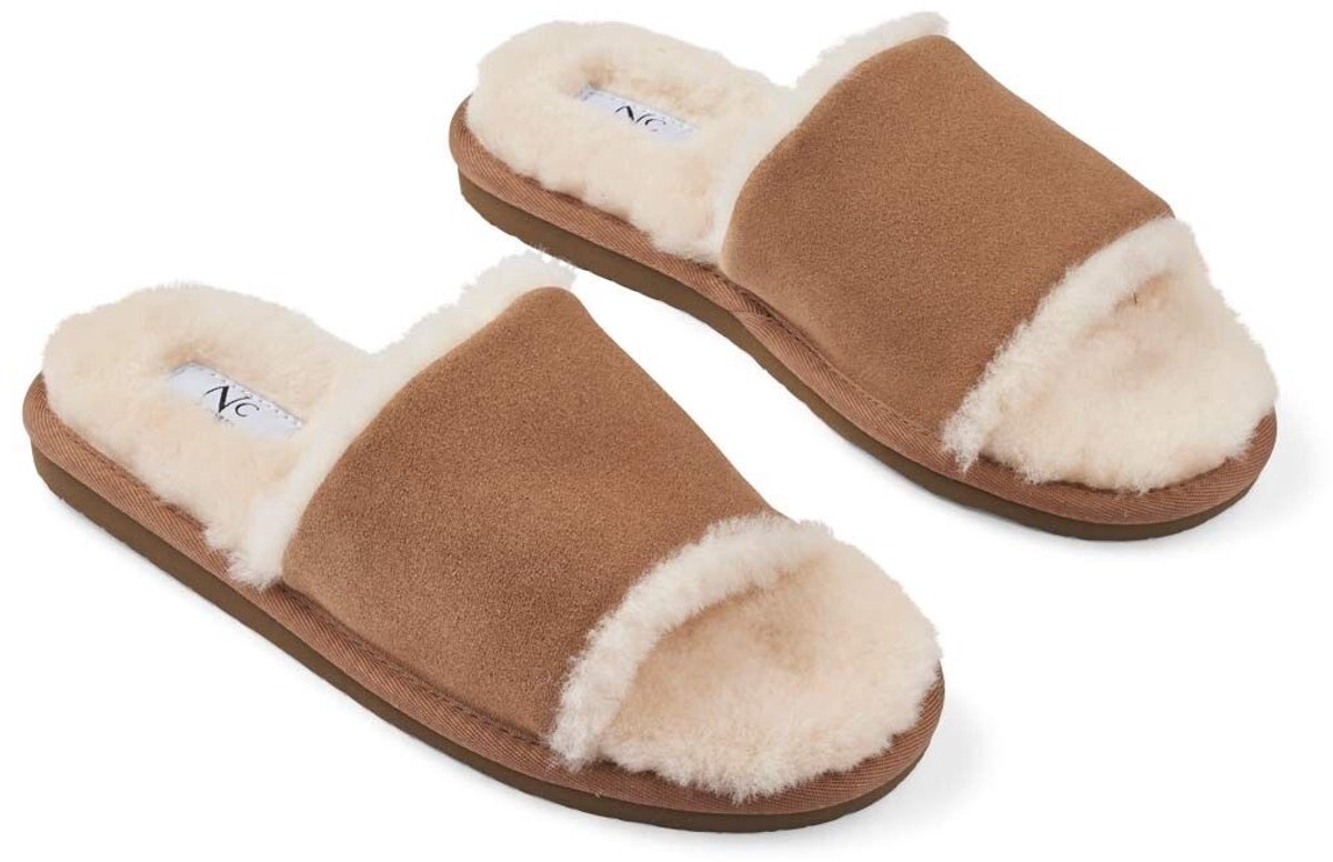 Classic Slipper | Wildleder, Lammfell