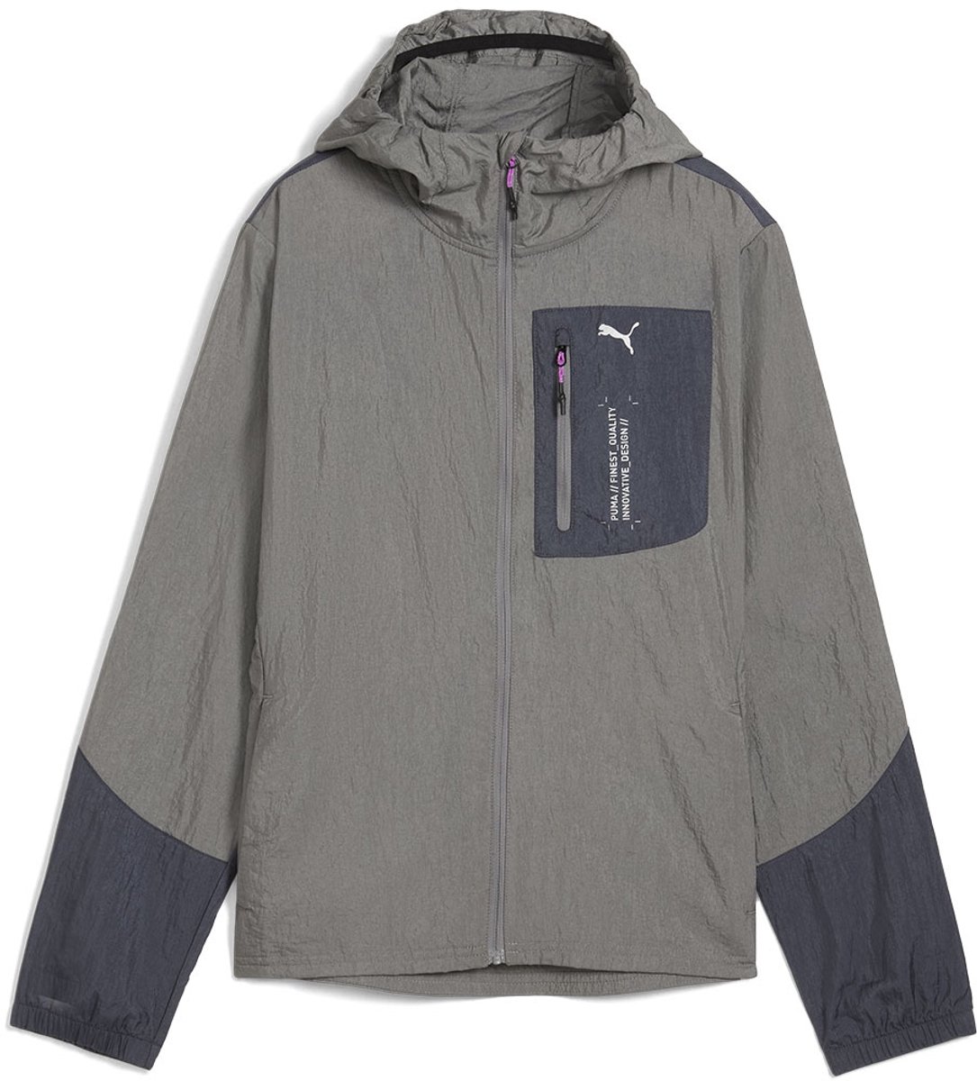 PUMA SEASONS WindCELL Jacke Damen, Kleidung, Grau, S