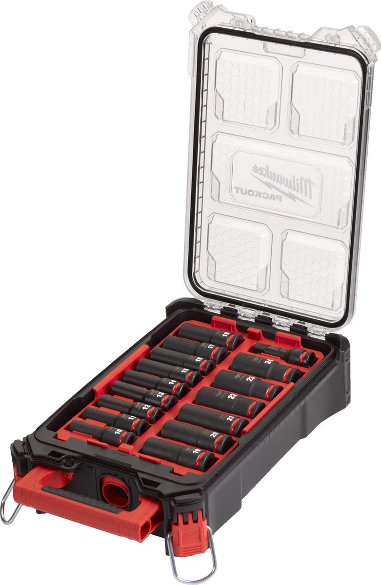 Milwaukee Steckschlüssel-Set SHOCKWAVE 1/2” - 16-teilig