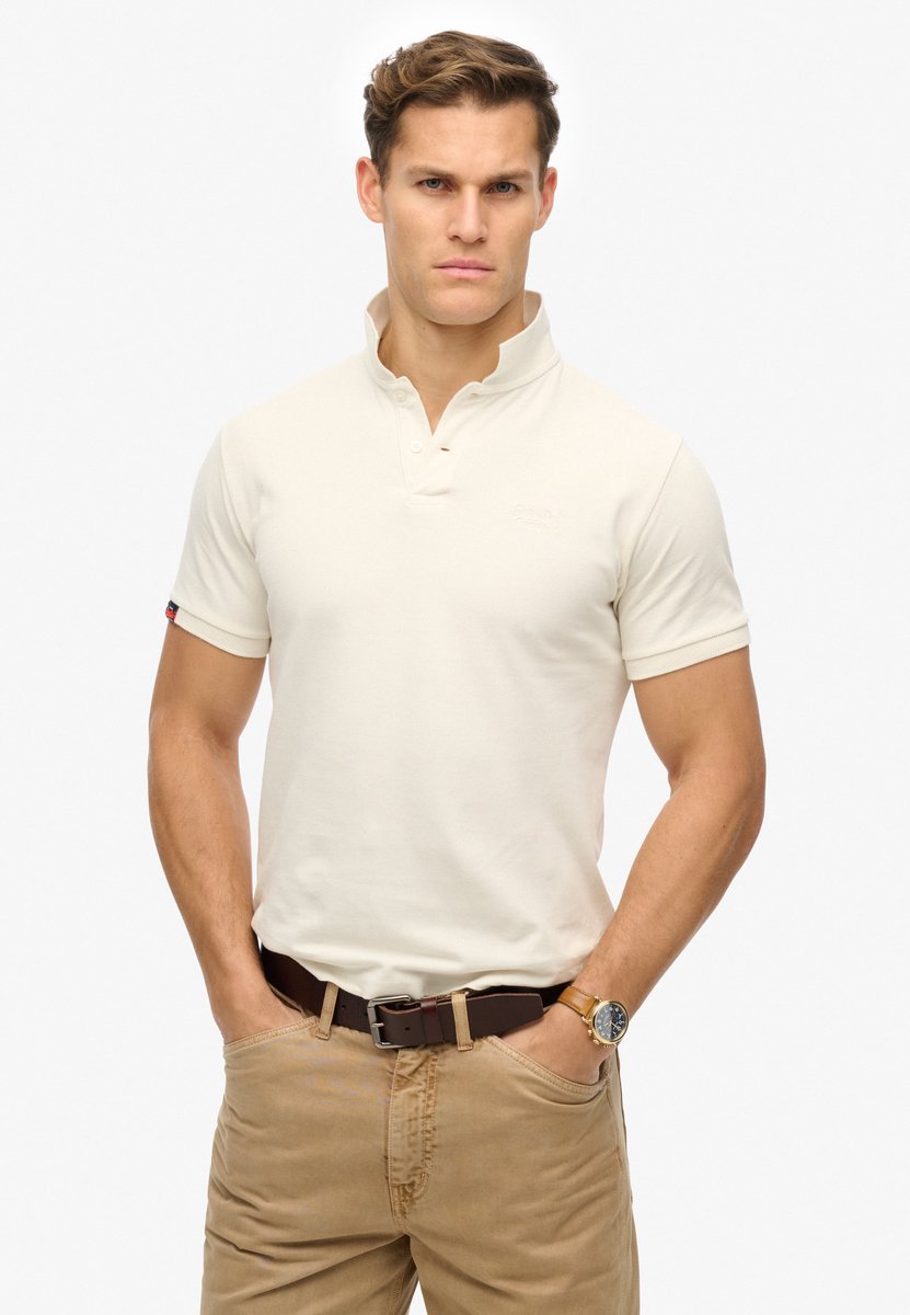 Superdry Men's Vintage Destroy Poloshirt Weiß - Größe: M