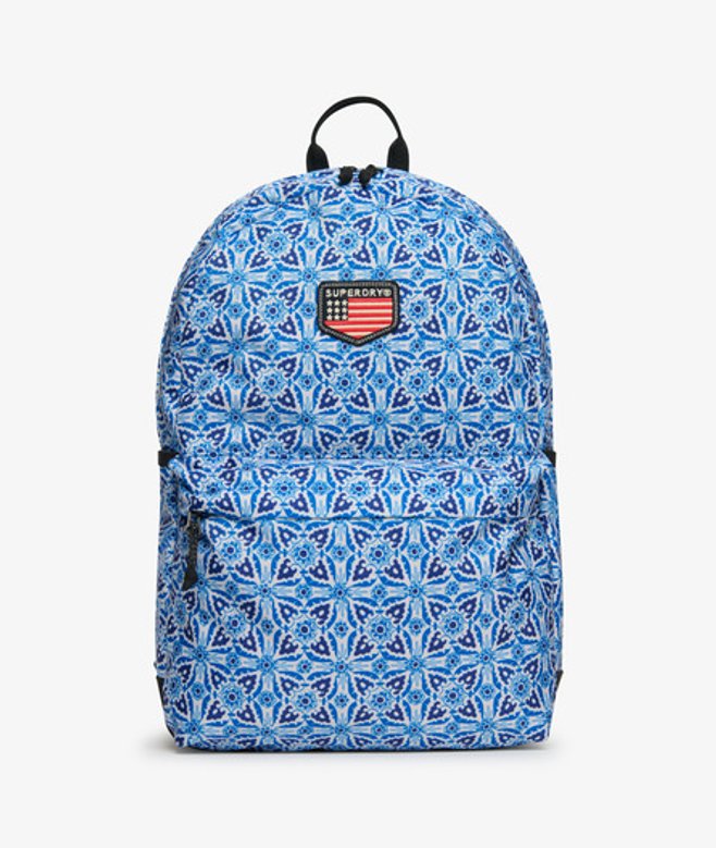 Superdry Damen Classic Patch Montana Rucksack Marineblau - Größe: 1Größe