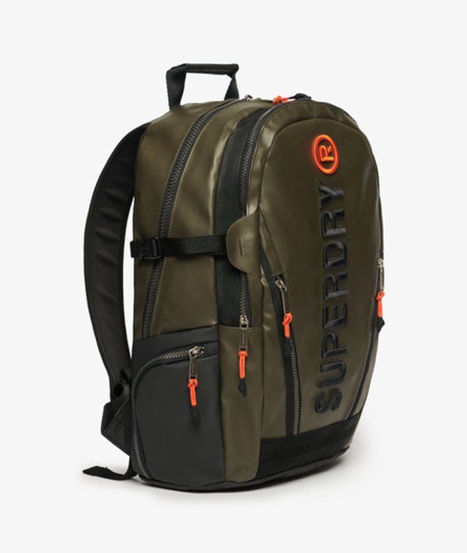 Superdry Damen Grün Tarp Rucksack mit Stickerei, Größe: Einheitsgröße
