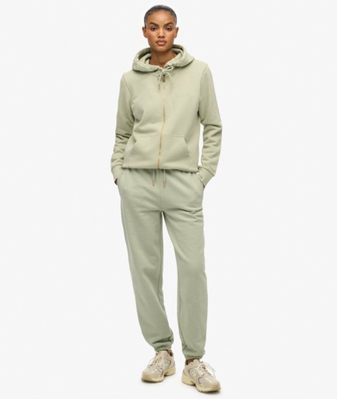 Superdry Damen Essential Logo Jogginghose Green - Größe: 38
