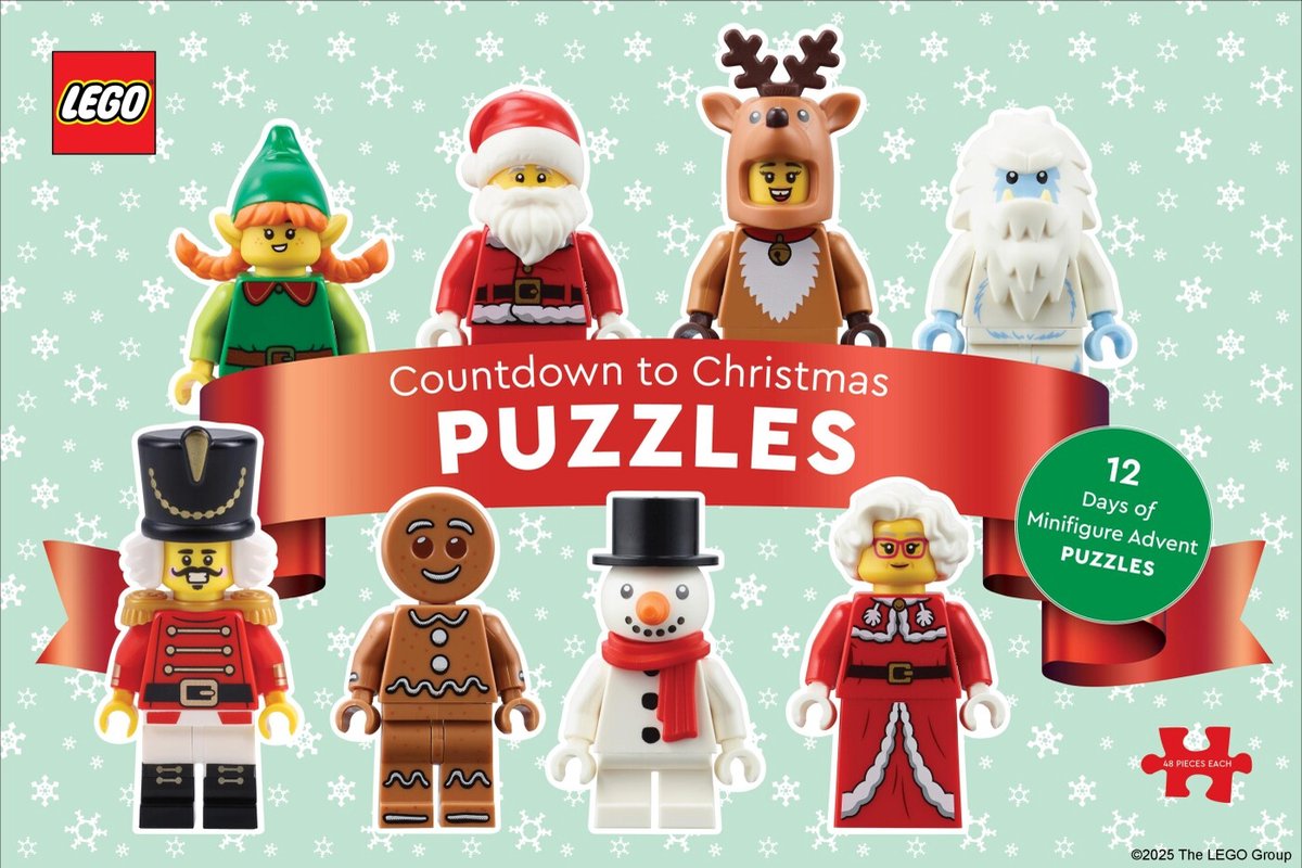 Puzzle na odliczanie do gwiazdki: 12 dni minifigurkowych puzzli adwentowych