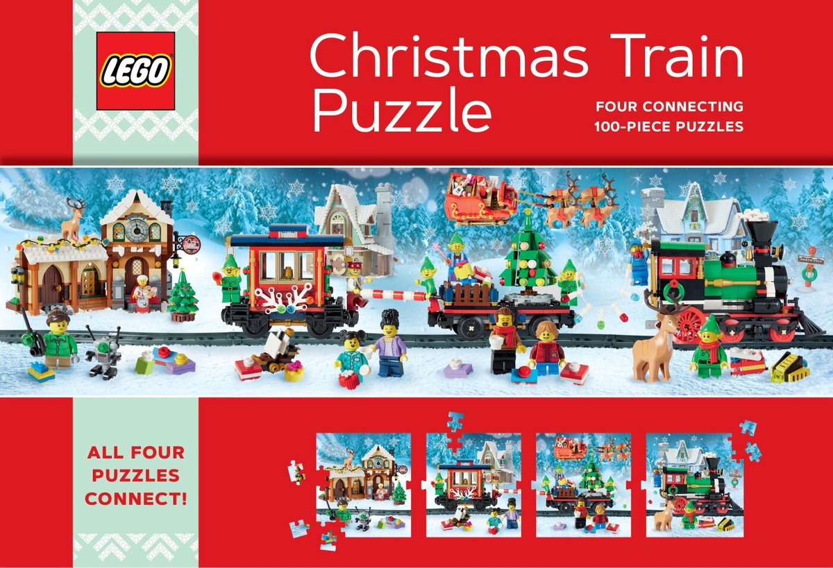 Puzzle LEGO Świąteczny pociąg