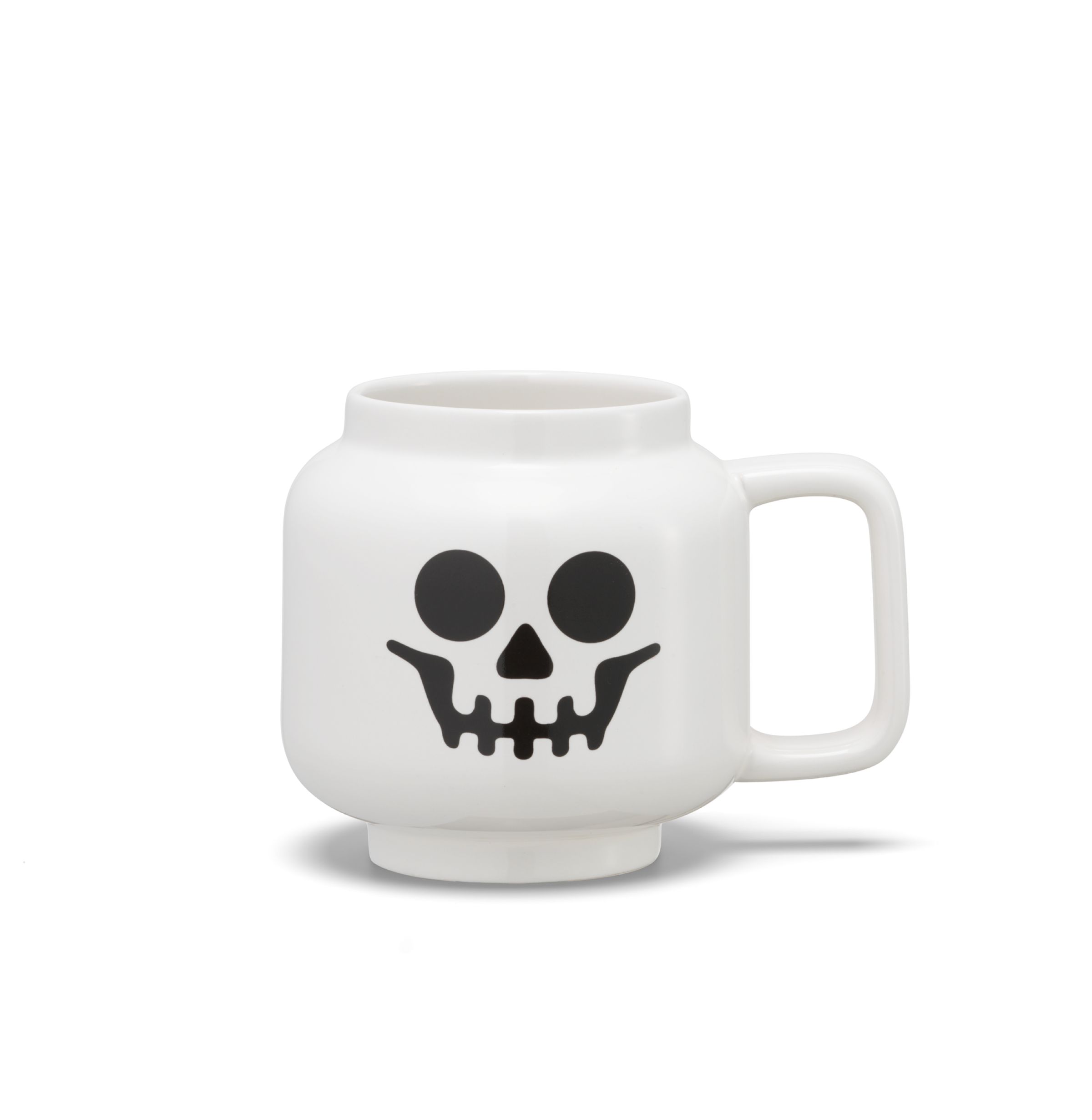 Duży ceramiczny kubek ze szkieletem