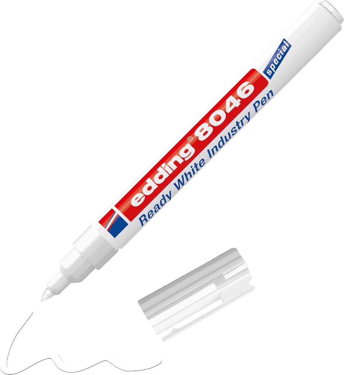 50 x edding 8046 Ready white industry pen permanent im Set
