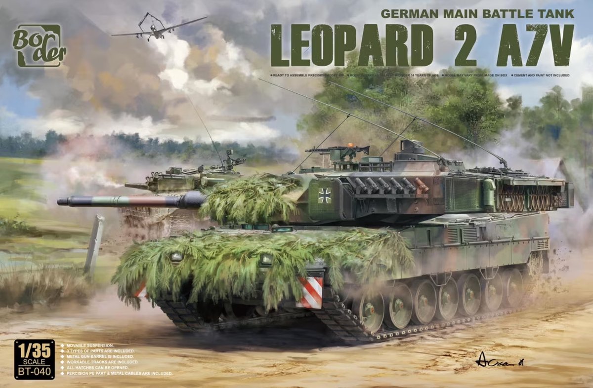 Leopard 2 A7V German MBT