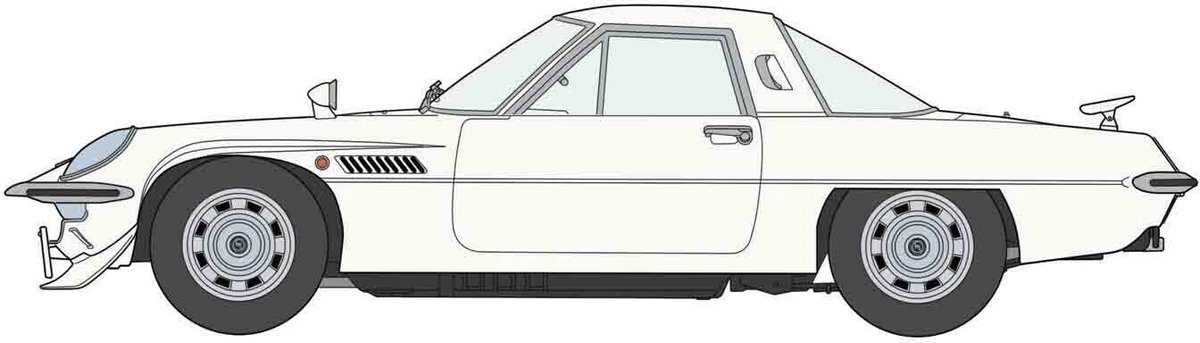 Mazda Cosmo Sport mit Front-Spoiler