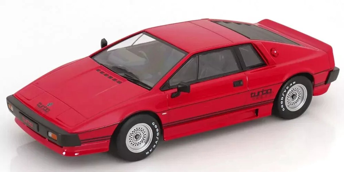 Lotus Esprit Turbo Baujahr 1981 rot 1:18 KK-Scale
