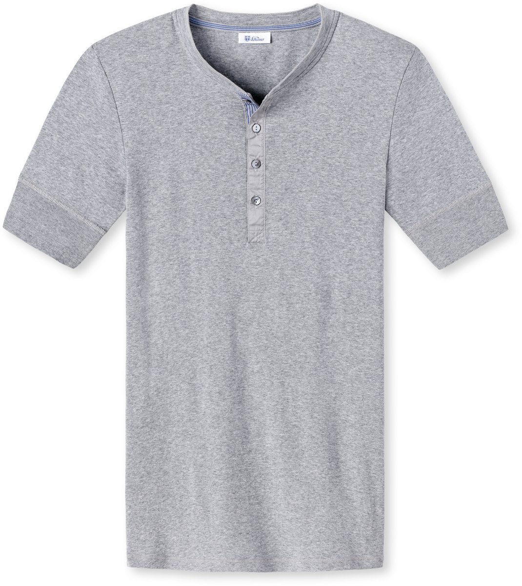 Shirt kurzarm grau meliert - Revival Karl-Heinz 6