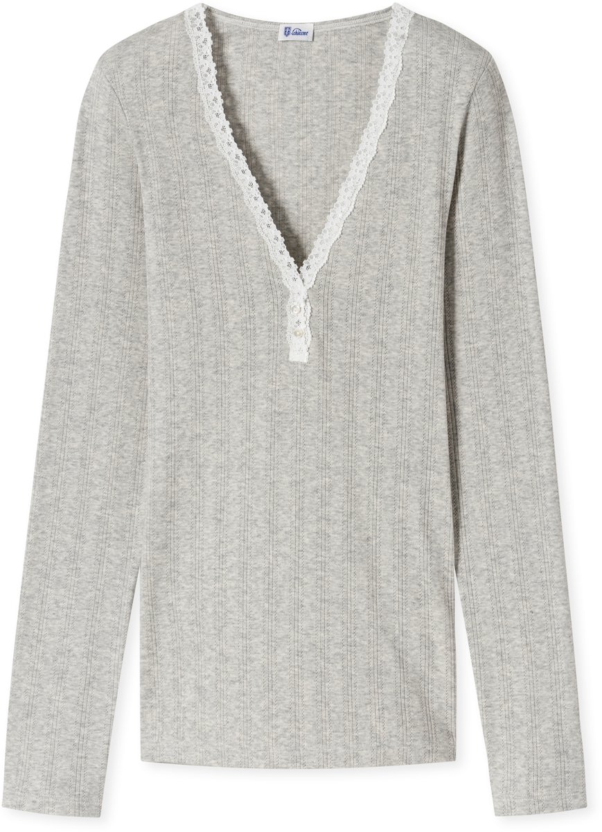 Shirt langarm grau meliert - Revival Agathe 36