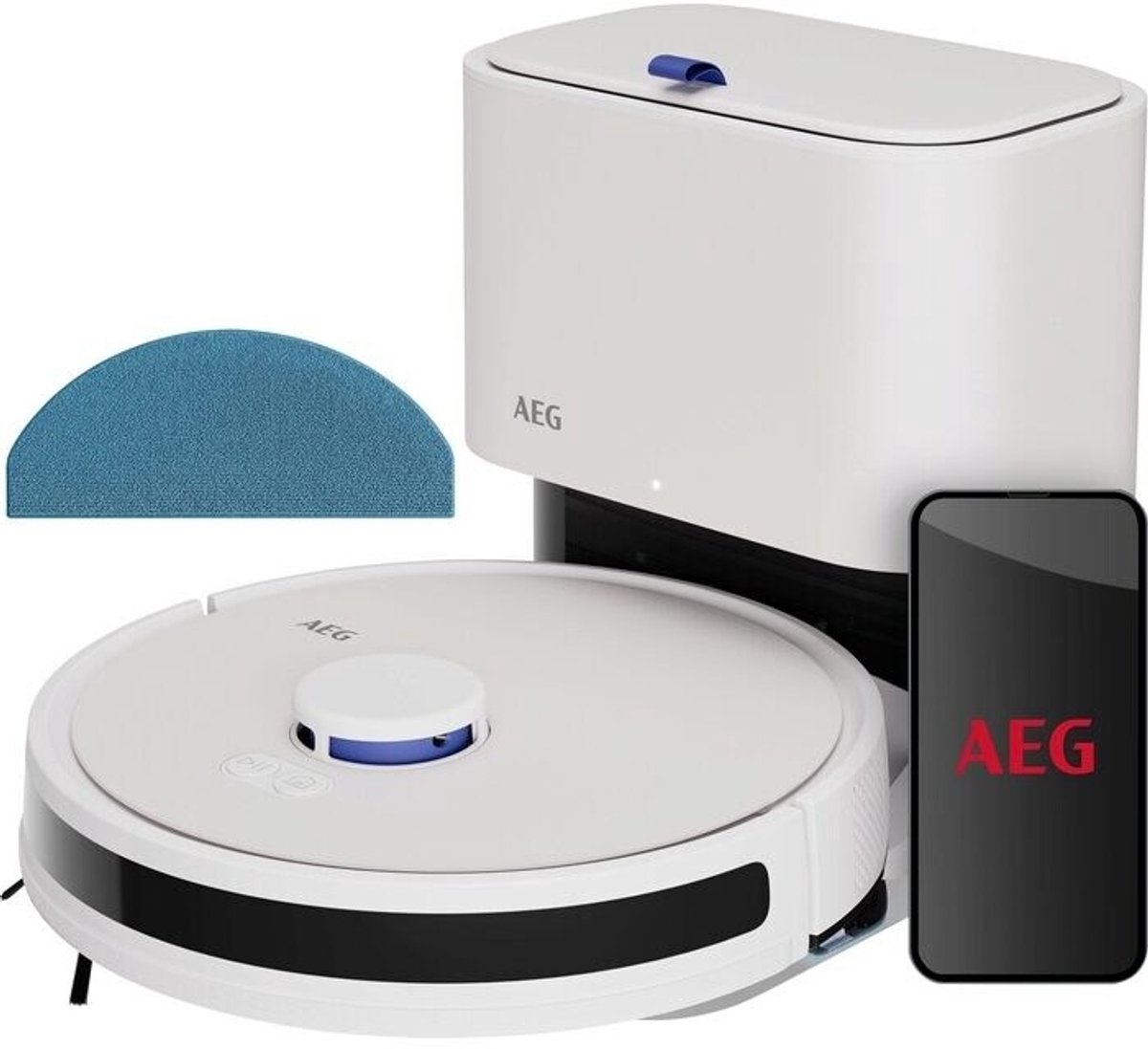 AEG AR71UW2SW 7000 Saugroboter Lidar / Farbe: Shell White