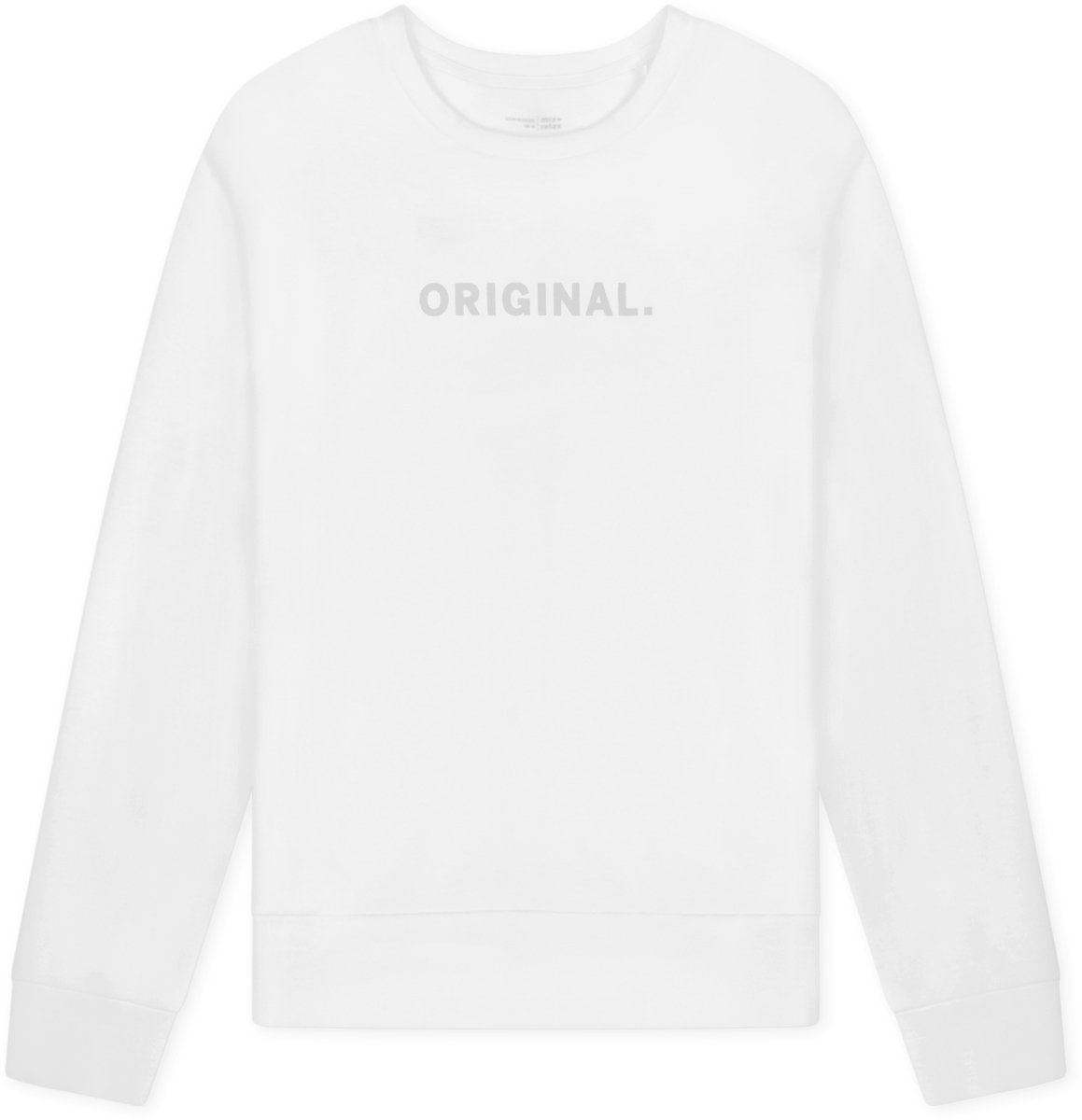 Sweatshirt Doubleface weiß - Mix+Relax 40