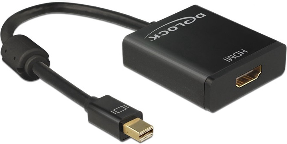 Delock Delock DisplayPort 1.2 Stecker HDMI 4K schwarz aktiv mini
