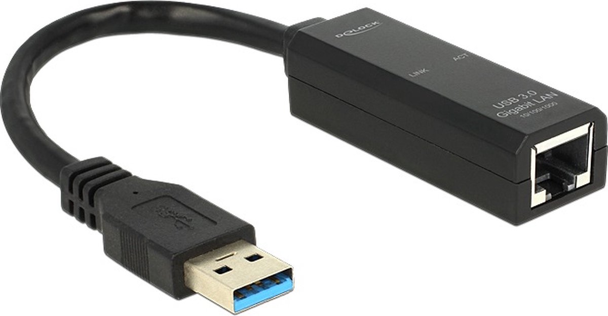Delock DeLOCK Adapter USB 3.0 > 1 x Gigabit Lan RJ45 10/100/1000 Mb/s