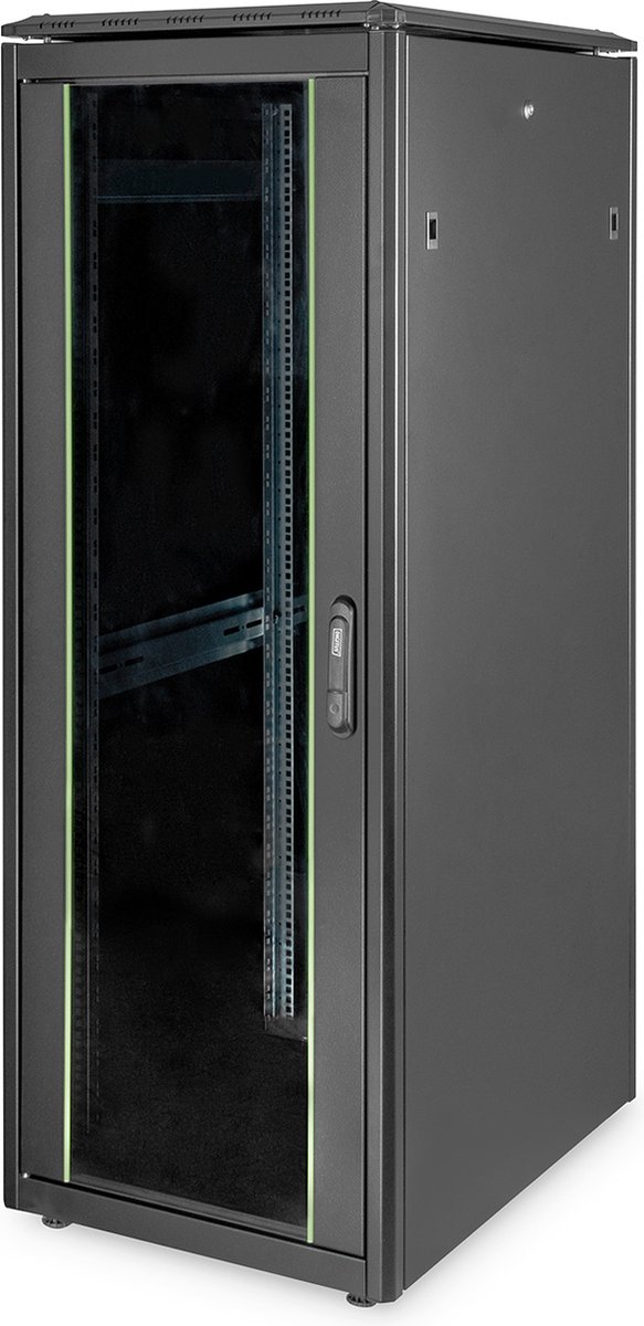 ASSMANN DIGITUS 32U Unique Netzwerkschrank 600x800mm Glastür Schwarz