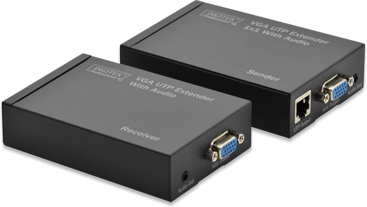 Assmann DIGITUS VGA Extender über UTP, Set max. Auflösung 1920x1200