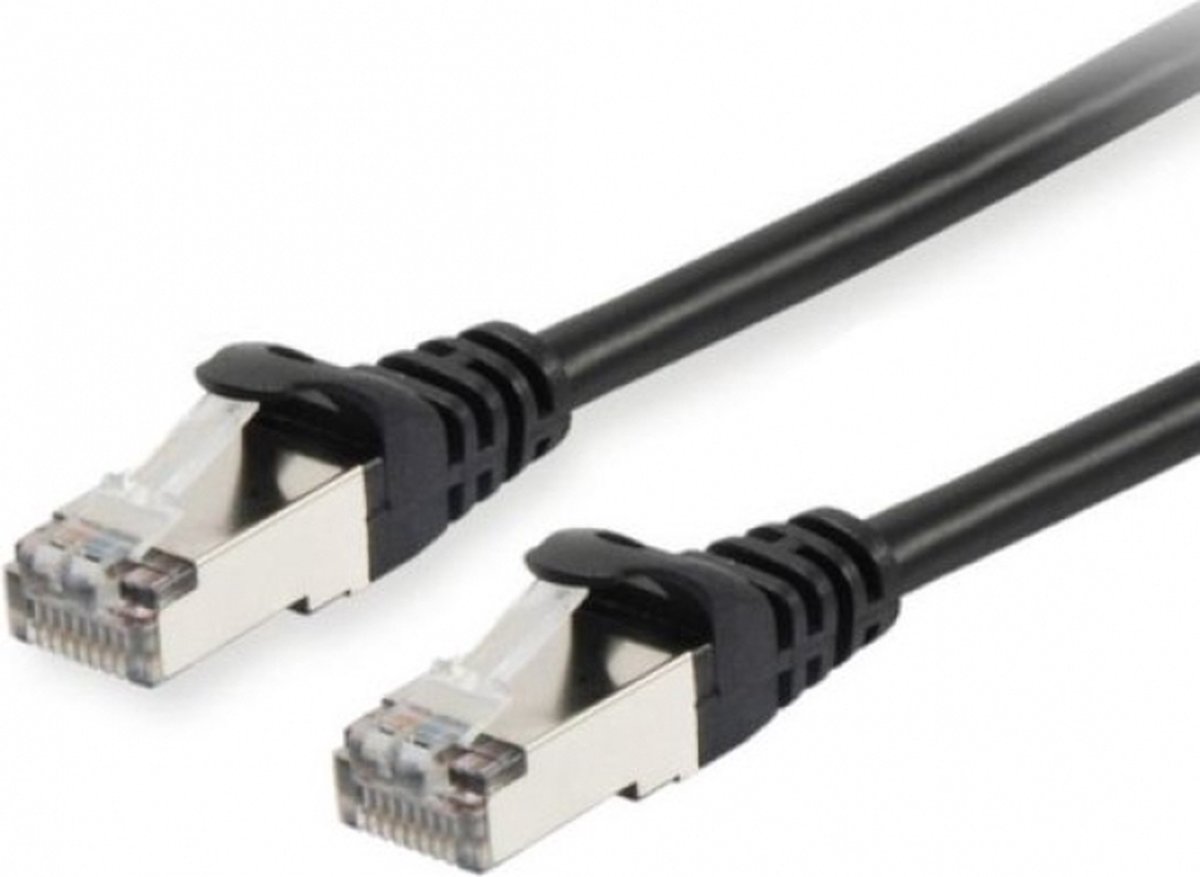 Digital data communication equip 606111 Cat.6A S/FTP Patchkabel, schwa