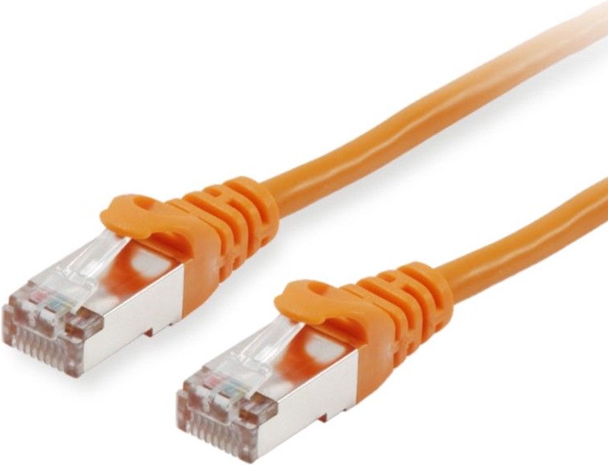 Digital data communication equip Cat.6A S/FTP Patchkabel, 30m, Orange
