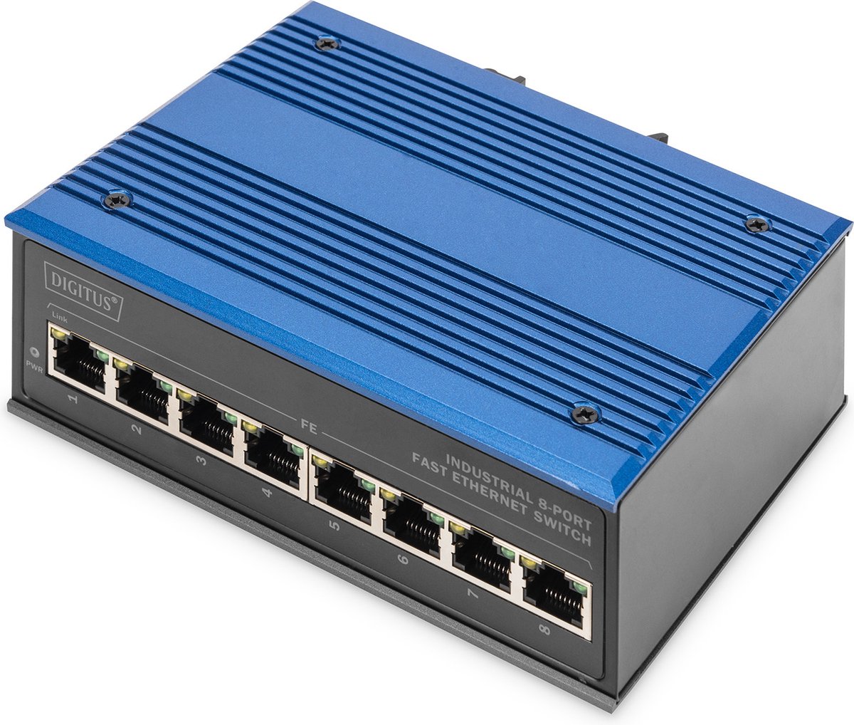 Assmann DIGITUS DN-650106 Industrieller 8-Port Fast Ethernet Switch