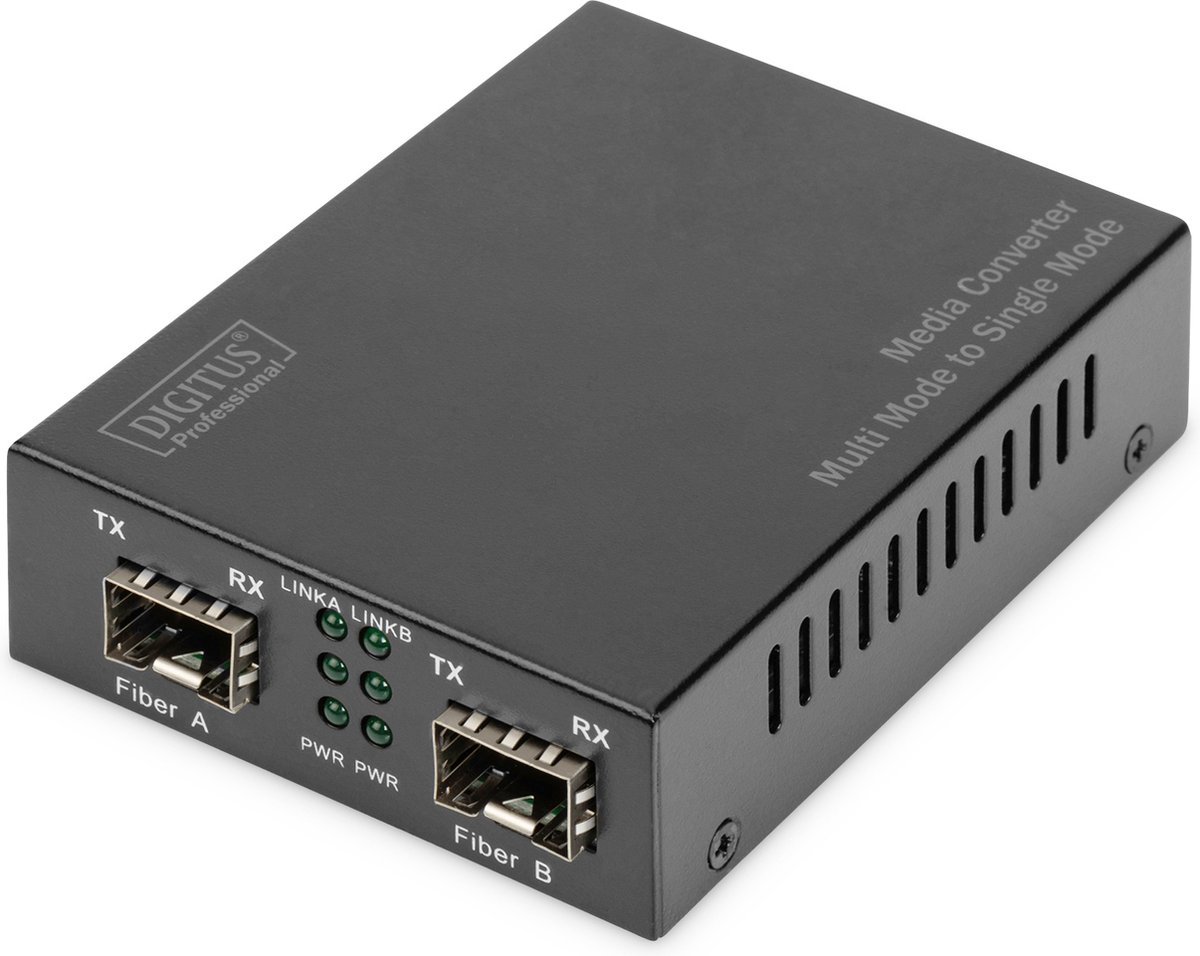 Assmann DIGITUS Gigabit Multimode/Singlemode Medienkonverter SFP