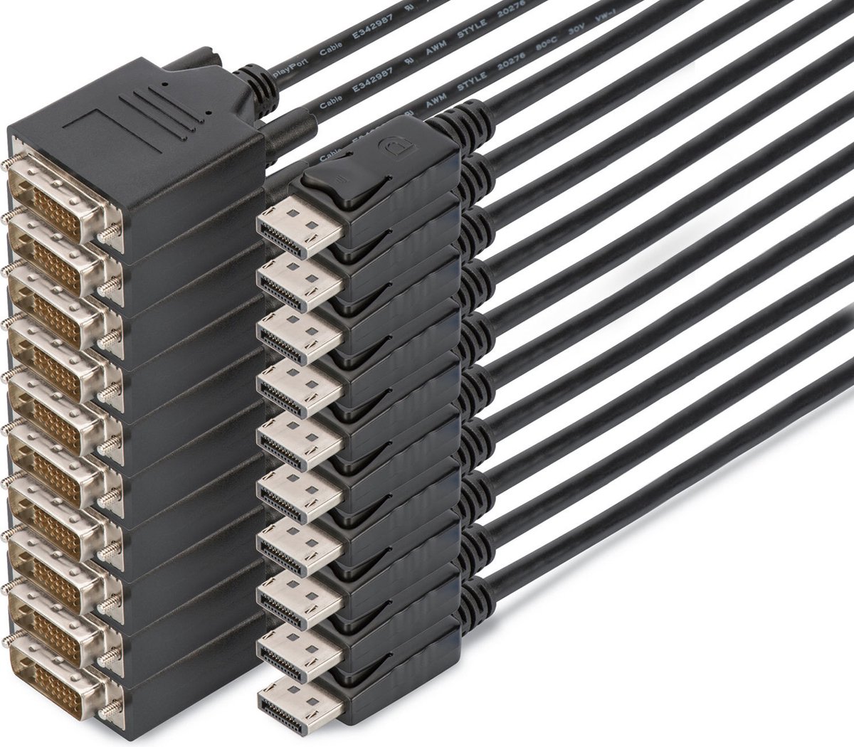 Assmann DIGITUS 10er DisplayPort Adapterkabel, DP - DVI 2m