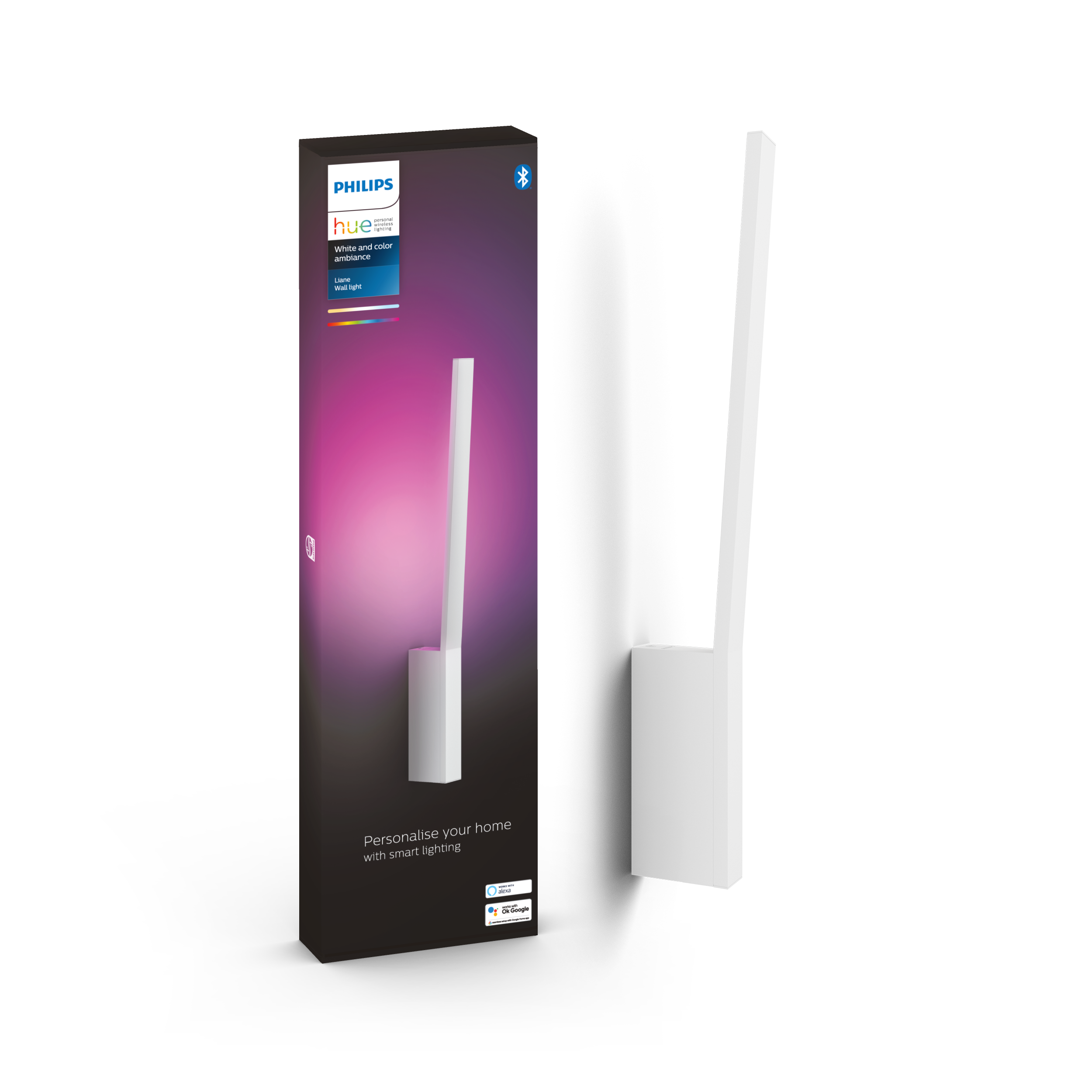 Signify Philips Hue White & Col. Amb. Liane Wandleuchte weiß 900lm