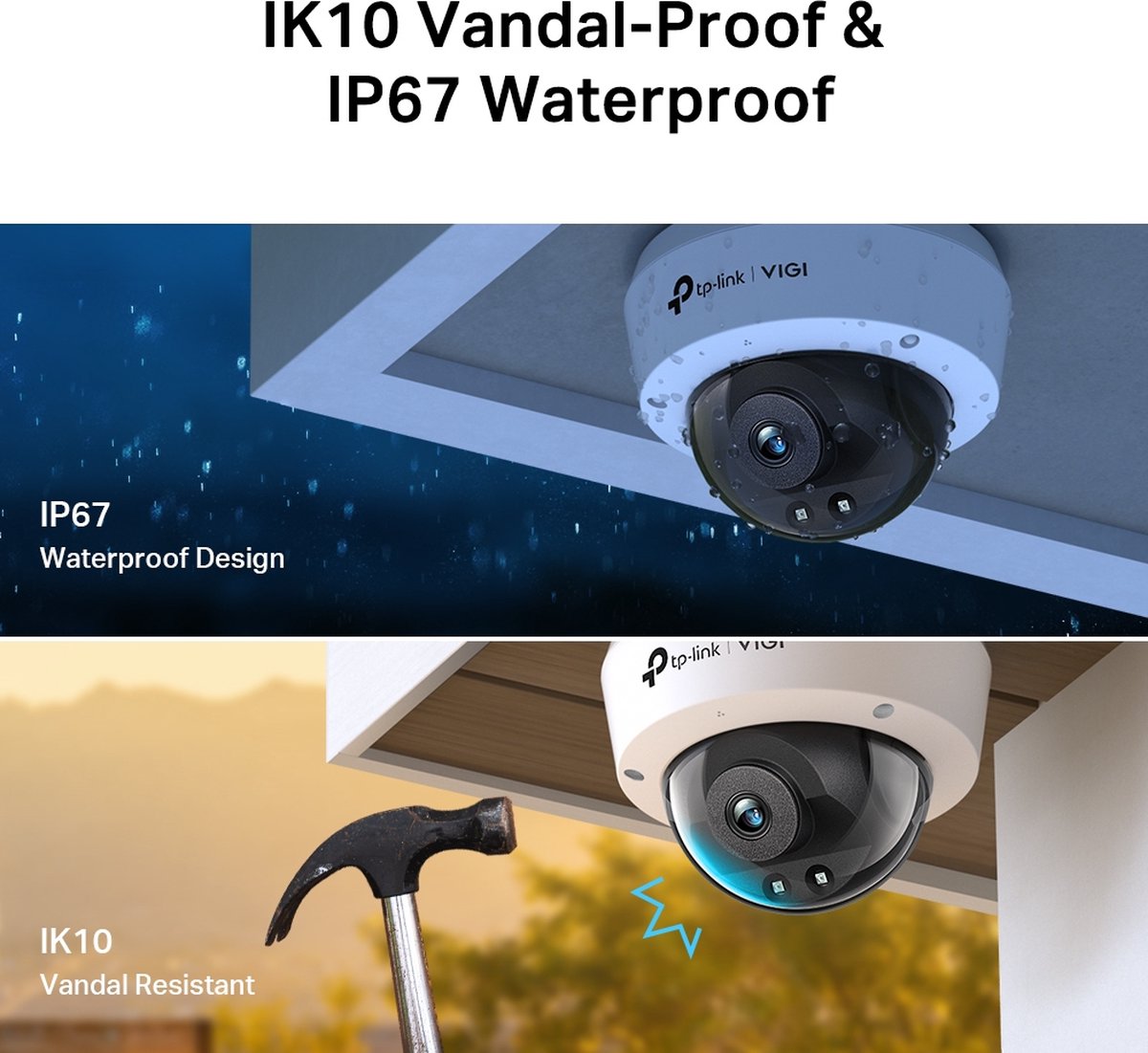 TP-Link VIGI C240I(4mm) 4MP Dome IP Kamera