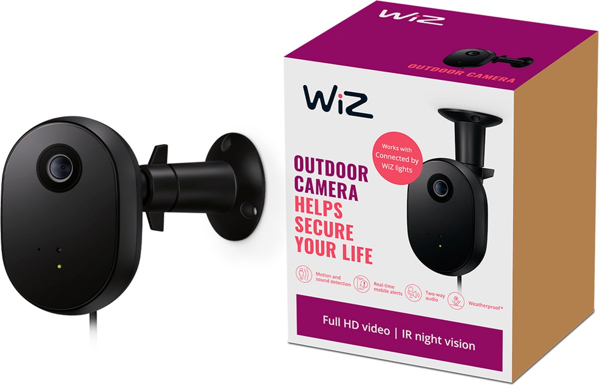 Signify WiZ Outdoor Kamera schwarz Cable