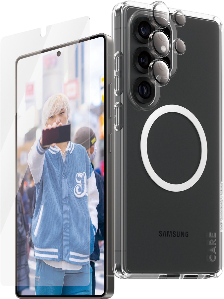 PanzerGlass CARE Flagship 3-in-1 Bundle Samsung Galaxy S25 Ultra