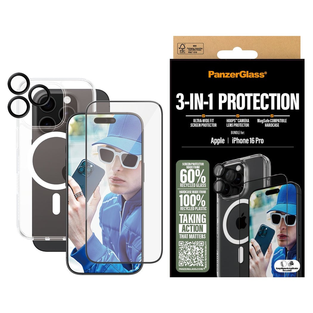 PanzerGlass PanzerGlass 3-in-1 Protection iPhone 16 Pro