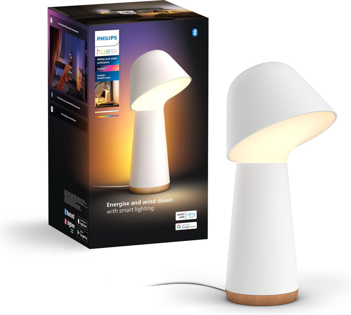 Signify Philips Hue White & Col. Amb. Twilight Tischleuchte weiß.