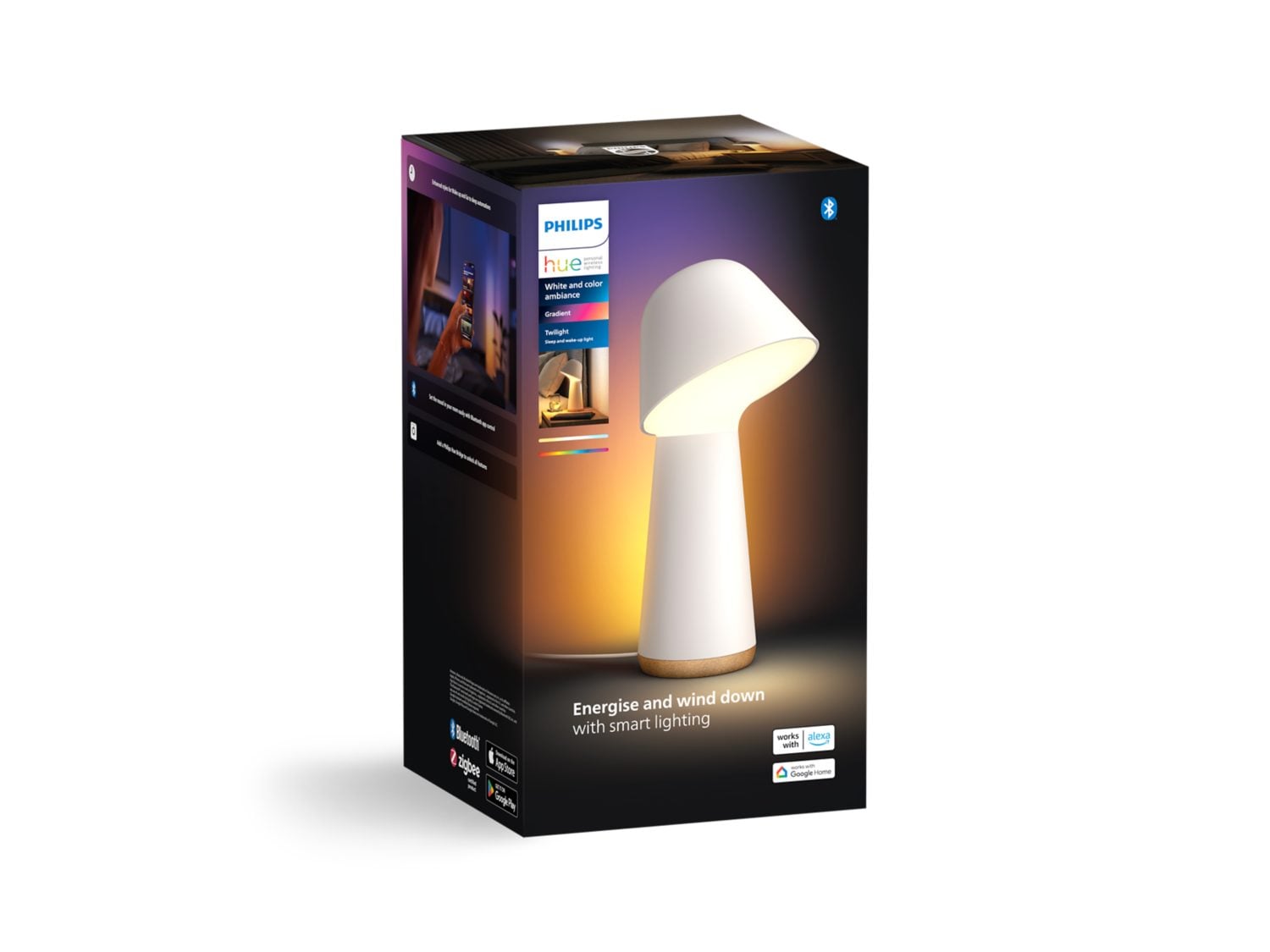 Signify Philips Hue White & Col. Amb. Twilight Tischleuchte weiß.