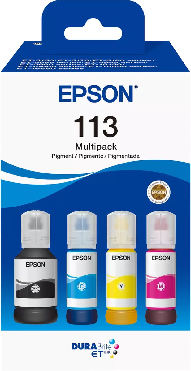 Epson Epson ET113 EcoTank Tinte 4 cmyk 24.000Seiten 4x70ml