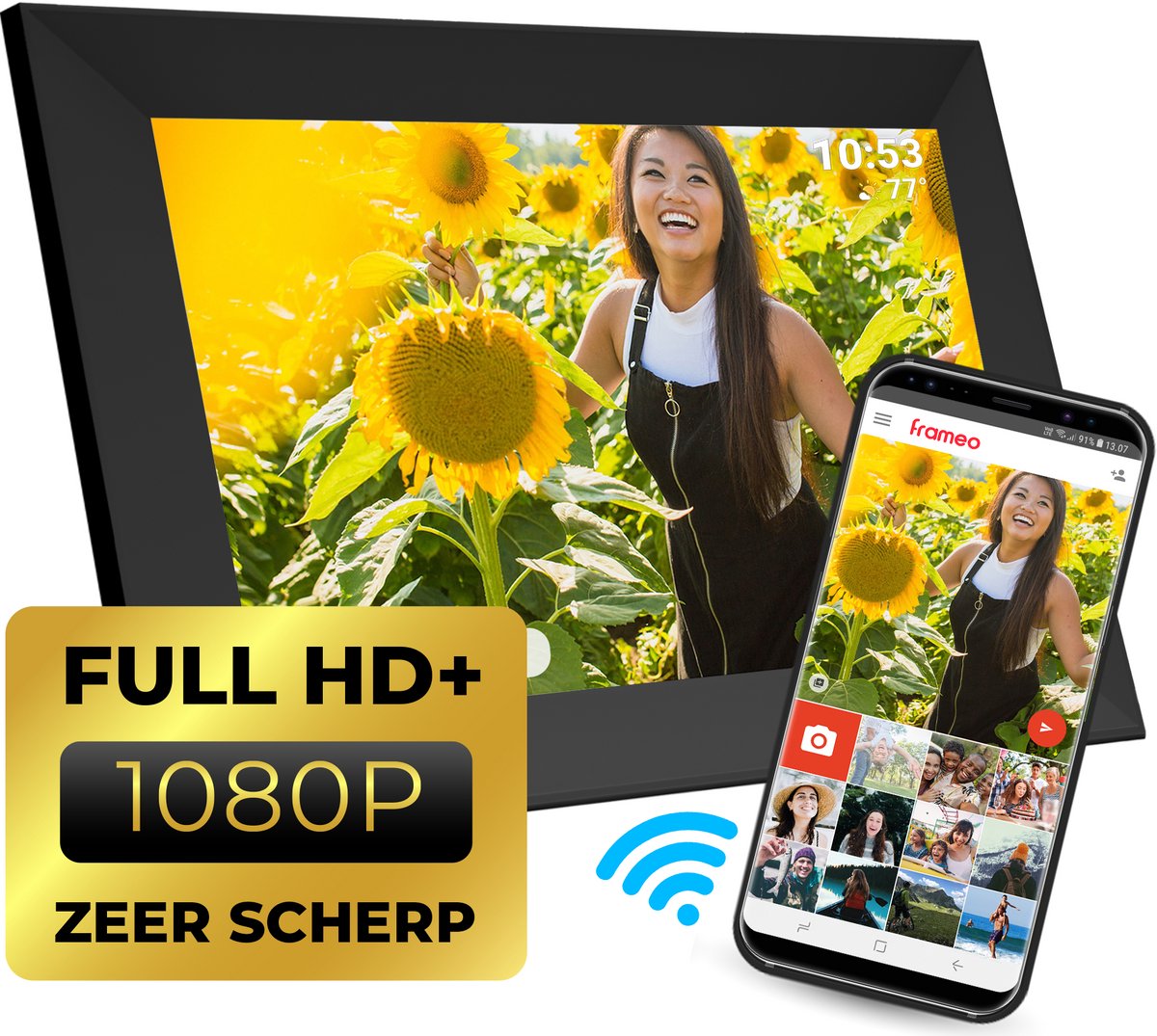 Denver Denver Bilderrahmen 10,1- PFF-1063 wi-fi black