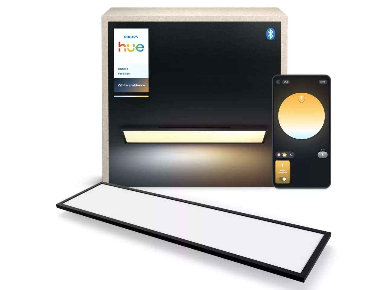 Signify Philips Hue Aurelle Panelleuchte REC black