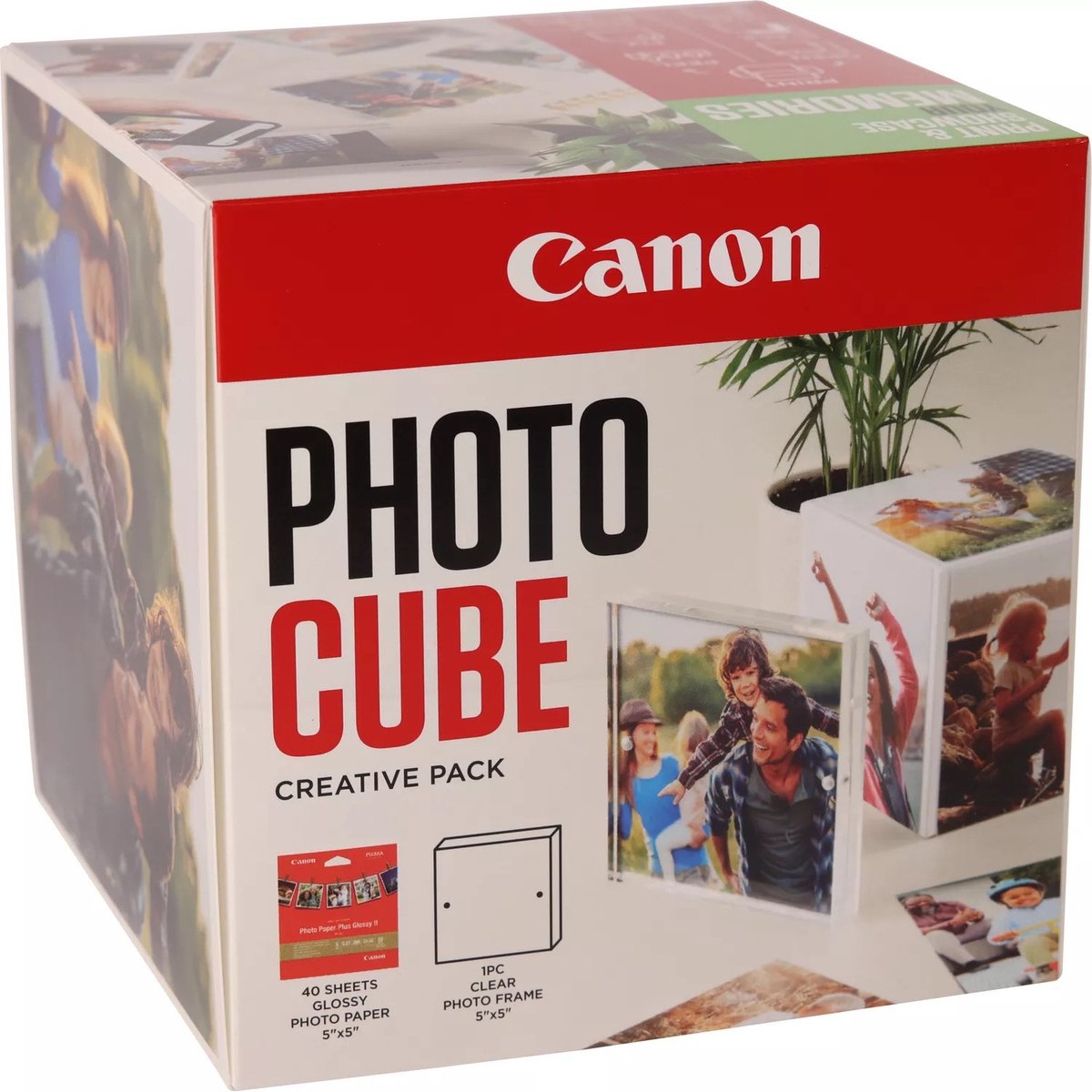 Canon CANON Plus Fotopapier 13x13cm 40Blatt grün weiss glänzend