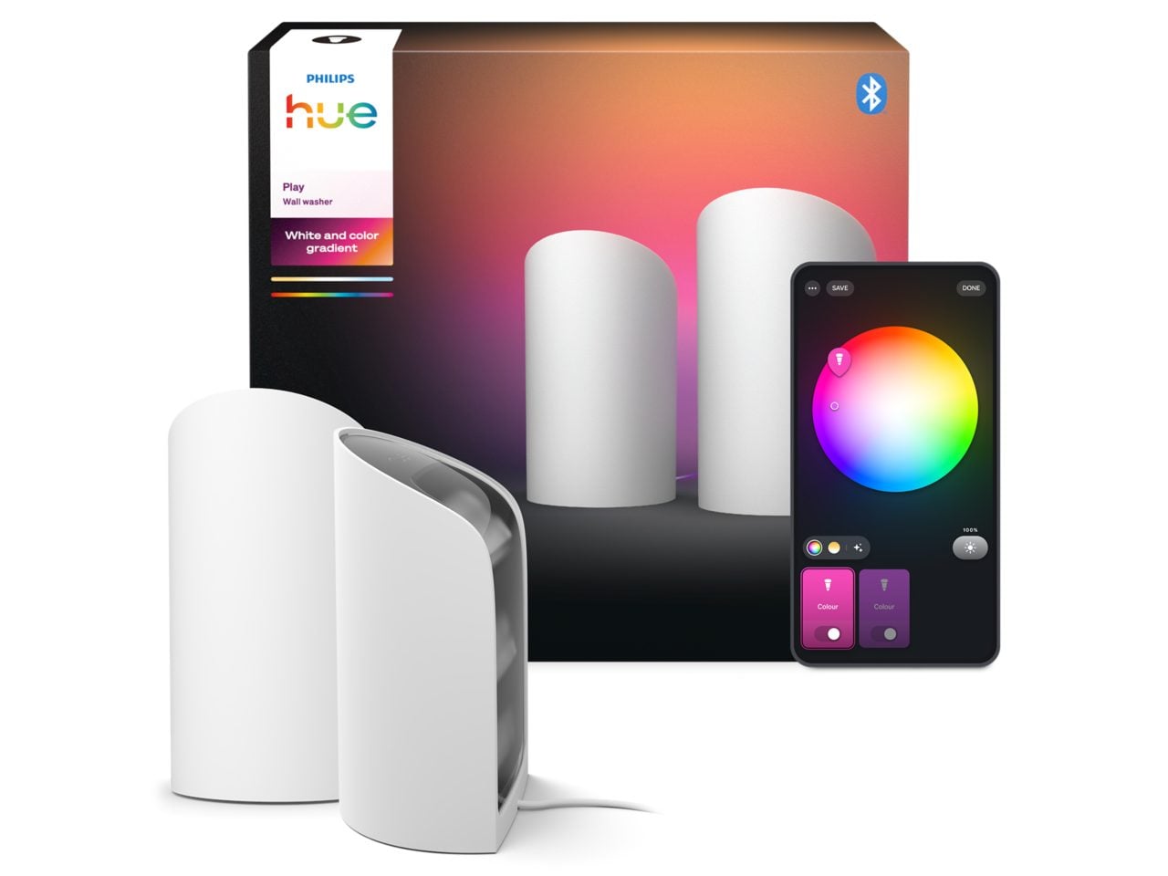 Signify Philips Hue Play wall washer Leuchte 2-pack white EU/UK