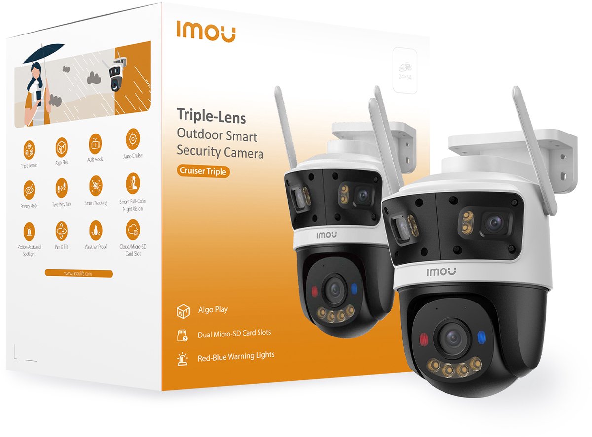 IMOU IMOU Cruiser Triple 11MP Webcam
