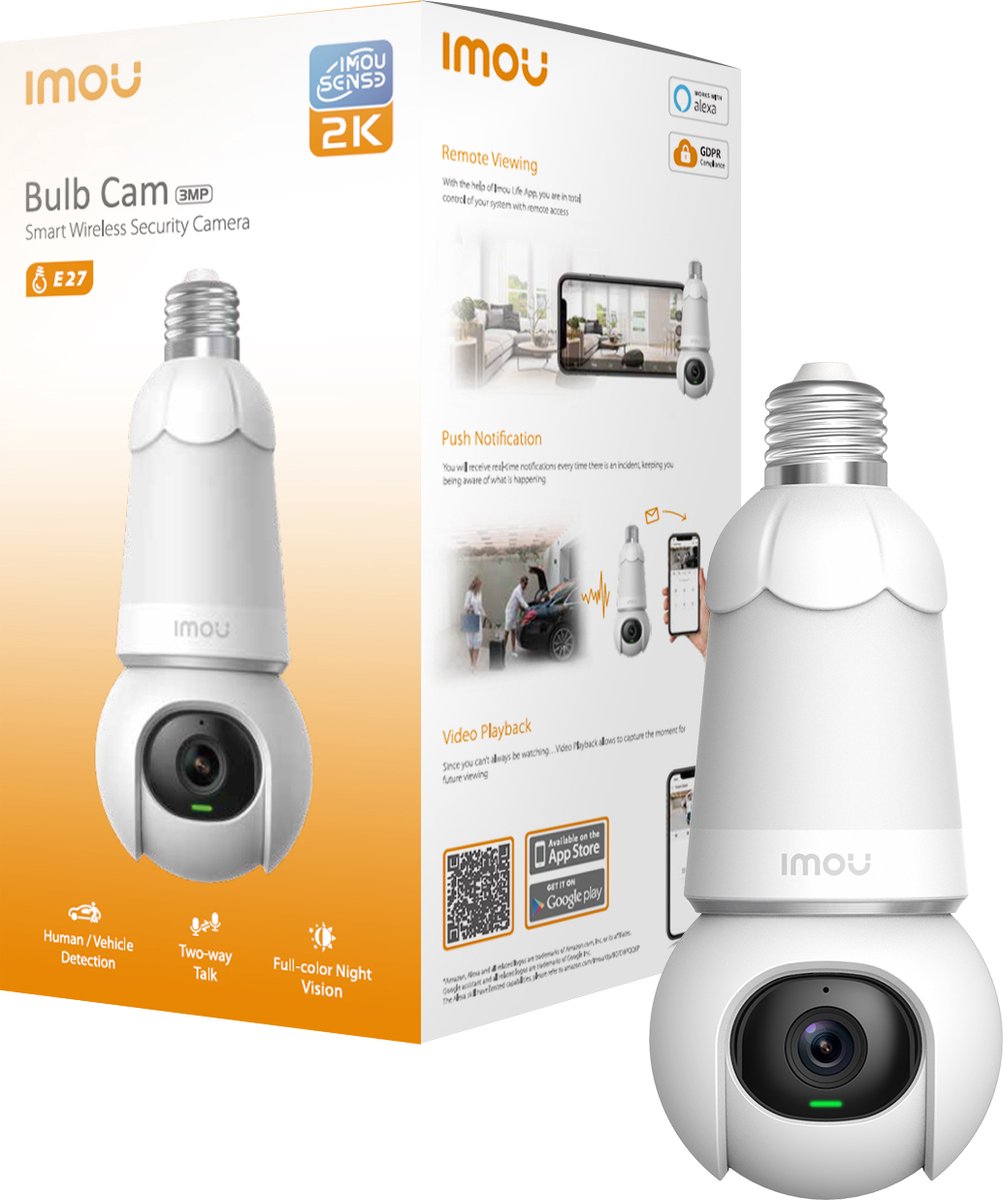 IMOU IMOU Bulb Cam 2K Webcam